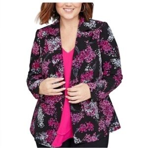 Lane Bryant “The Bryant” Floral Blazer | Size 16